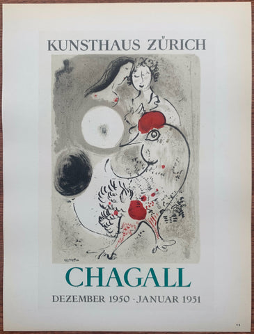 Link to  Chagall Kunsthaus Zurich #15Lithograph, 1959  Product