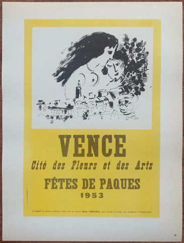 Link to  Chagall Vence #18Lithograph, 1959  Product