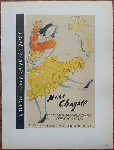 Link to  Chagall Galerie Welz #23Lithograph, 1959  Product