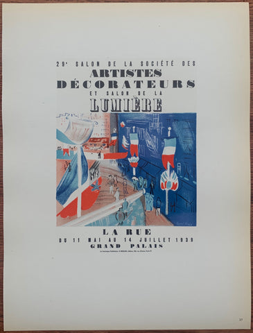 Link to  Dufy Salon De La Société #27Lithograph, 1959  Product