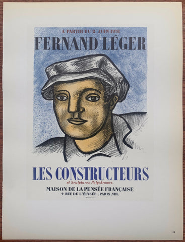 Link to  Léger Les Constructeurs #32Lithograph, 1959  Product