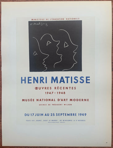 Link to  Matisse Musee National d'Art Moderne #41Lithograph, 1959  Product