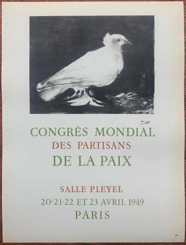 Link to  Picasso Congres Mondial #60Lithograph, 1959  Product