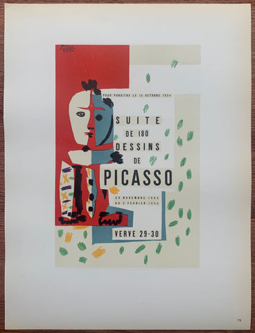 Link to  Picasso Suite de 180 Dessins #72Lithograph, 1959  Product