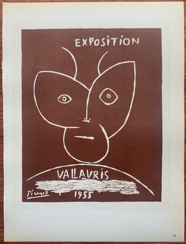 Link to  Picasso Vallauris #76Lithograph, 1959  Product