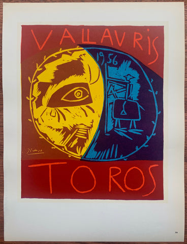 Link to  Picasso Toros #79Lithograph, 1959  Product