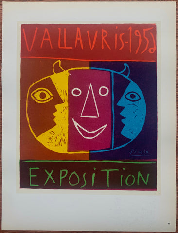 Link to  Picasso Exposition Vallauris #80Lithograph, 1959  Product