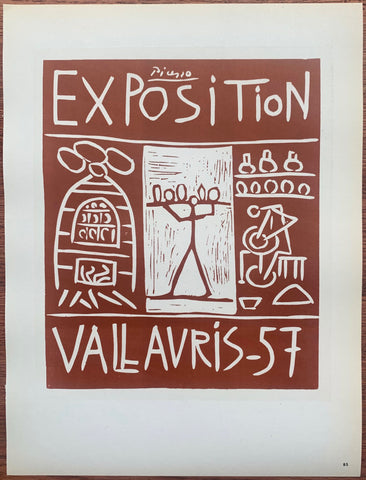 Link to  Picasso Exposition Vallauris #85Lithograph, 1959  Product