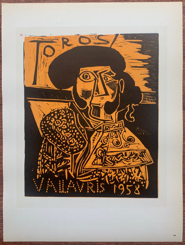 Link to  Picasso Toros #94Lithograph, 1959  Product
