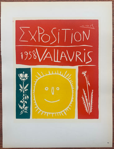 Link to  Picasso Exposition Vallauris #95Lithograph, 1959  Product