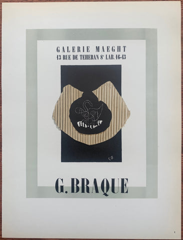Link to  G. Braque Galerie Maeght #1Lithograph, 1959  Product