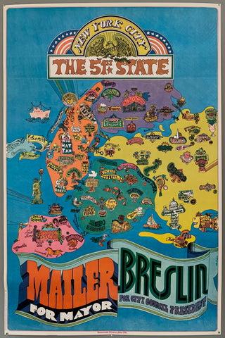 Link to  The 51st State Mailer Breslin for MayorUnited States, 1969  Product