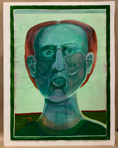 Link to  Paul Kohn 'Green Man with Bird' #388U.S.A., 2015  Product