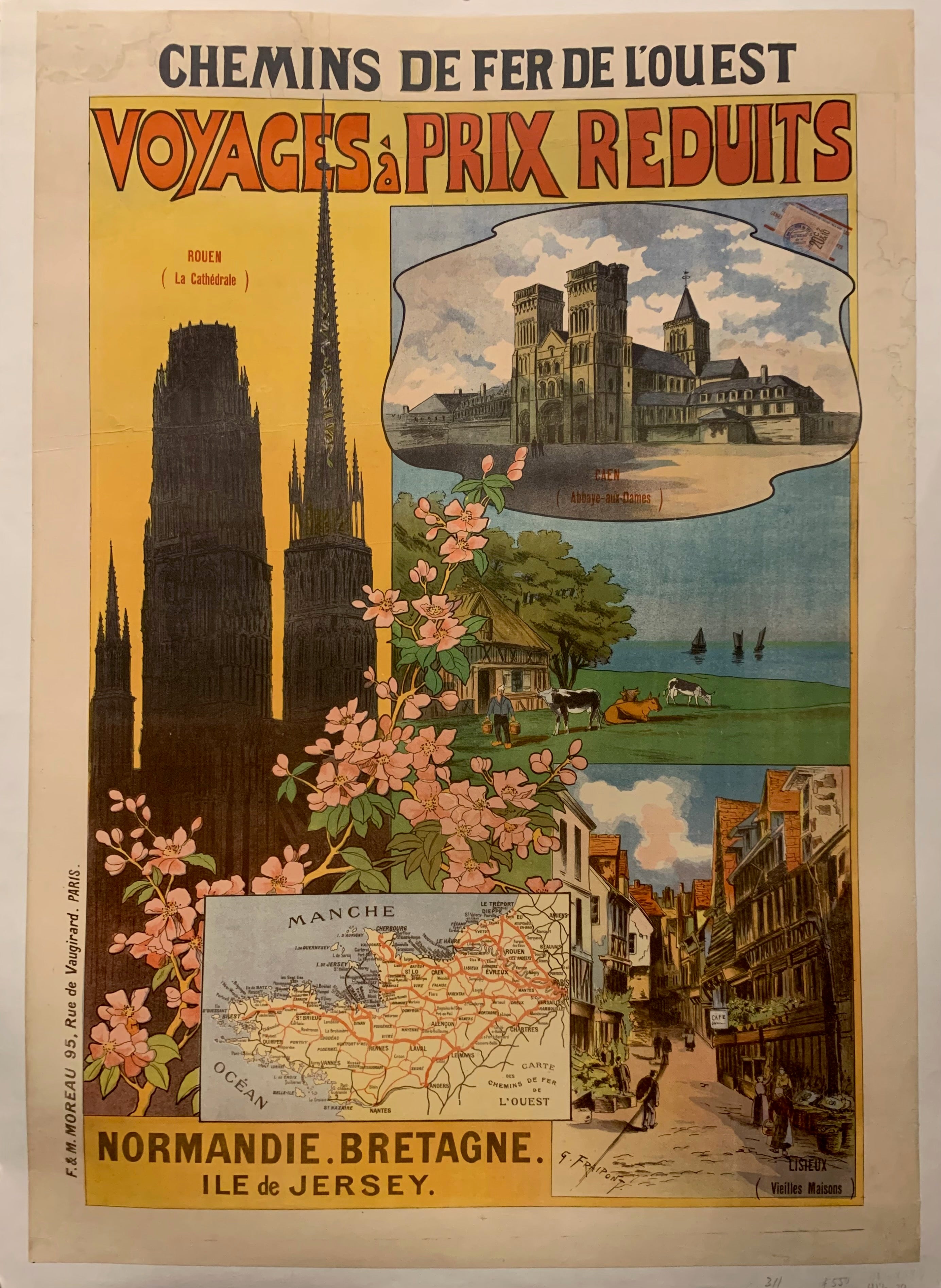 Normandie & Bretagne Travel Poster ✓