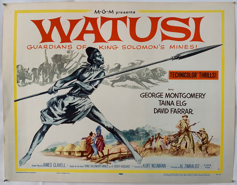 Link to  Watusi PosterU.S.A FILM, 1959  Product