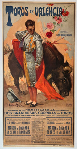 Link to  Toros en Valencia PosterSpain, 1934  Product