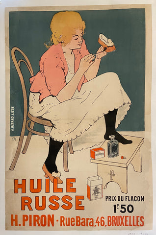 Link to  Huile Russe PosterBelgium, 1897  Product