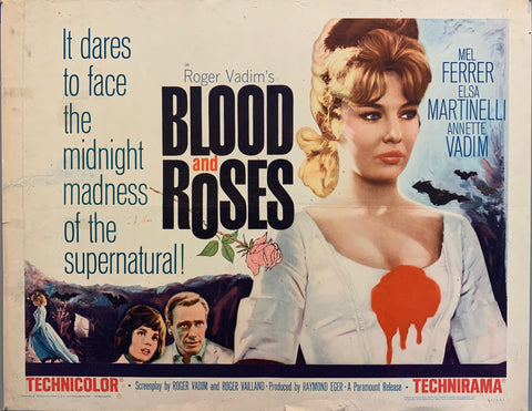 Link to  Blood And Roses Film PosterU.S.A FILM, 1961  Product