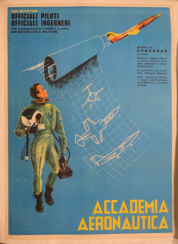 Link to  Accademia Aeronautica PosterItaly, 1964  Product