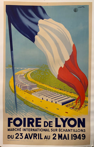 Link to  Foire de Lyon Poster ✓France, 1948  Product