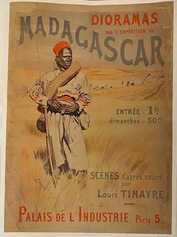 Link to  Dioramas sur l'Expédition de Madagascar Vintage PosterFrench Poster, 1900  Product