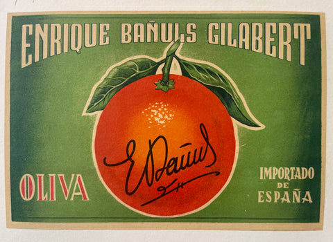 Link to  Oliva Orange Crate PosterSpain, c.1940.  Product