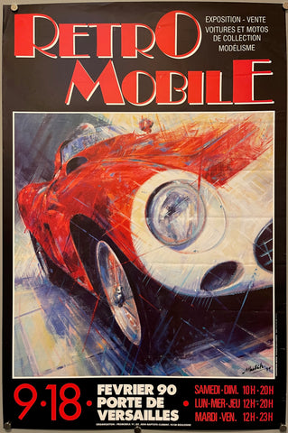 Link to  Retromobile 1990 PosterFrance, 1990  Product