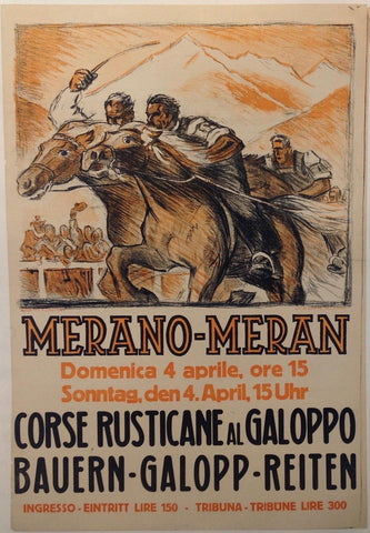 Link to  Merano-Meran Corse Rusticane Al Galoppo Bauern - Galopp ReitenItaly, C. 1925  Product