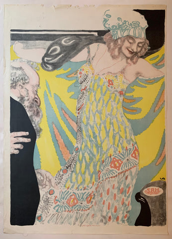 Link to  Valdemar Andersen Flapper Girl PosterDenmark, c. 1920  Product