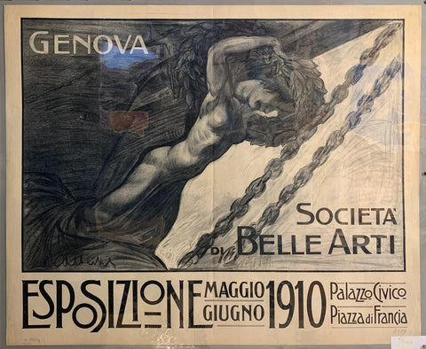 Link to  Genova Società di Belle Arti PosterItaly, 1910  Product