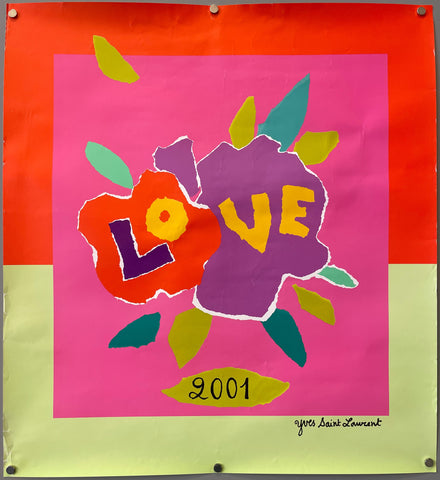 Yves Saint Laurent Love Poster