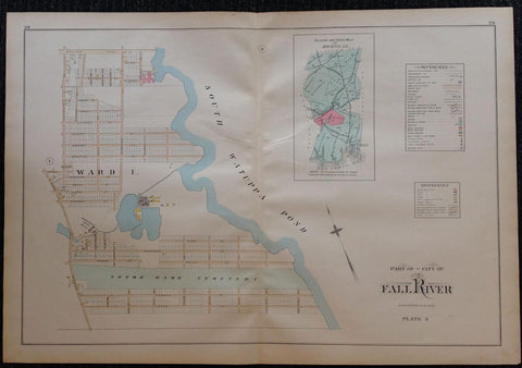 Link to  South Watuppa Pond - Part of city of Fall RiverU.S.A 1895  Product