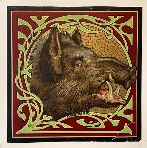 Link to  Wild Boar Posterc.1890  Product