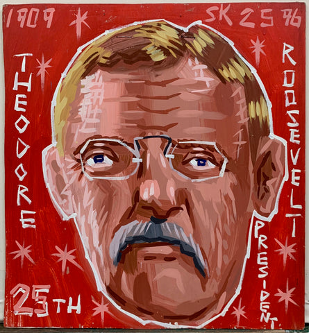 Link to  Theodore Roosevelt #19 Steve Keene PaintingU.S.A, c. 1996  Product