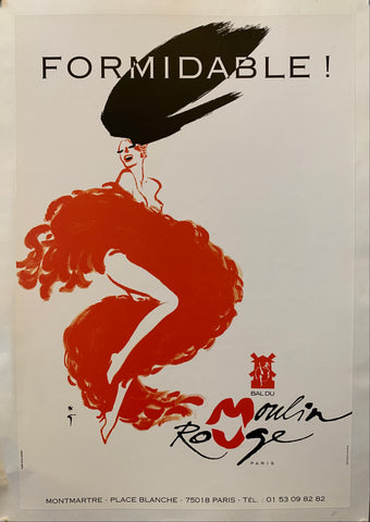 Link to  Formidable! Moulin Rouge PosterFrance, c. 1970.  Product