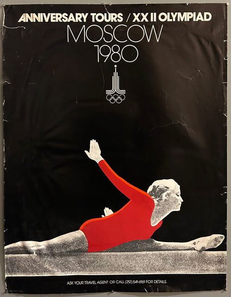 Moscow 1980 Olympic Gymnastics Poster – Poster Museum