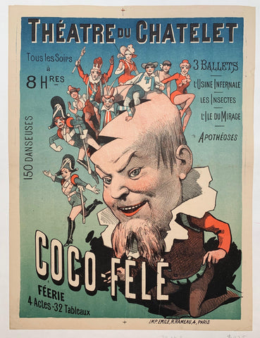 Link to  Théâtre du Châtelet - Coco Femme Féerie ✓France, C. 1950  Product