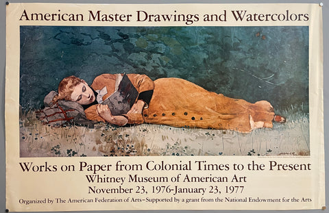 Link to  American Master Drawings and Watercolors PosterU.S.A., 1977  Product