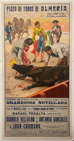 Link to  Plaza de Toros de Almería PosterSpain, 1958  Product