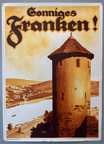 Link to  Sonniges Franken! PosterGermany, c. 1930s  Product