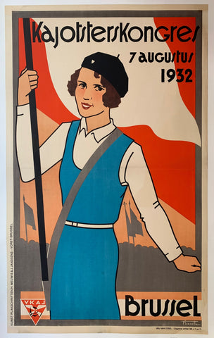 Link to  Kajotsterskongres, Brussels PosterBelgium, c. 1937  Product
