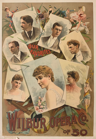 Link to  Wilbur Opera PosterU.S.A, c. 1895  Product