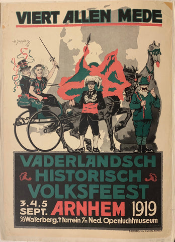 Link to  Viert Allen Mede PosterThe Netherlands, 1919  Product