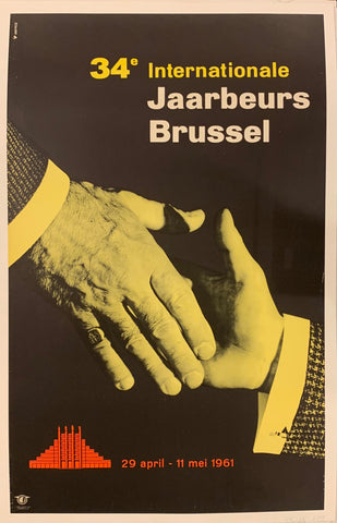 Link to  Jaarbeurs Brussel PosterBelgium, 1961  Product