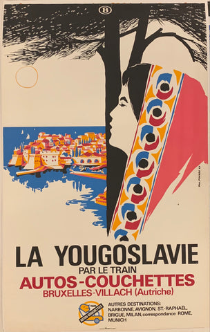 Link to  La Yougoslavie par le Train Poster ✓Belgium, 1967  Product