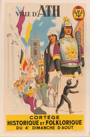 Link to  Ville d'Ath Poster ✓Belgium, c. 1960  Product