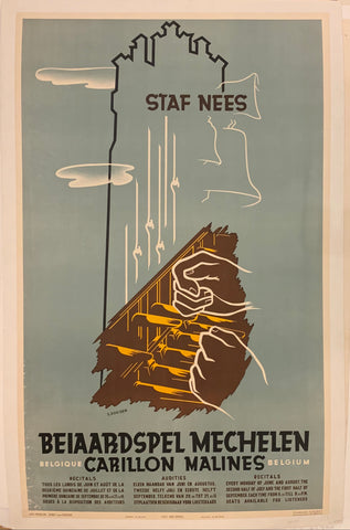 Link to  Beiaardspel Mechelen Poster ✓Belgium, c. 1930  Product