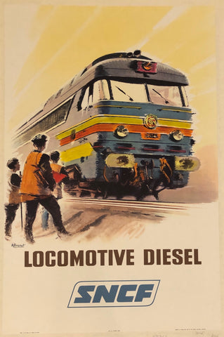 Link to  Locomotive Diesel PosterFrance, c. 1965  Product