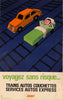 Voyagez Sans Risque SNCF Travel Poster ✓