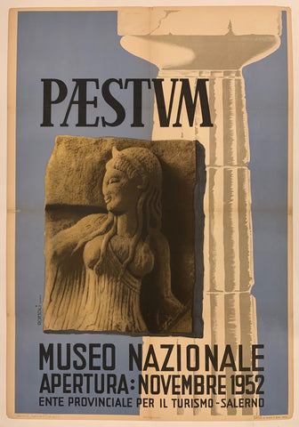 Link to  Pæstvm Travel Poster ✓Italy, 1952  Product